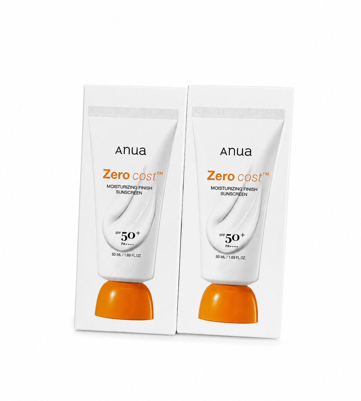 ضد آفتاب آبرسان صورت ‏ Anua (آنوا) ‏Zero-Cast Moisturizing Finish Sunscreen ‏SPF 50، بدون ایجاد سفیدک، بافت سبک و آبرسان، فینیش طبیعی و مرطوب