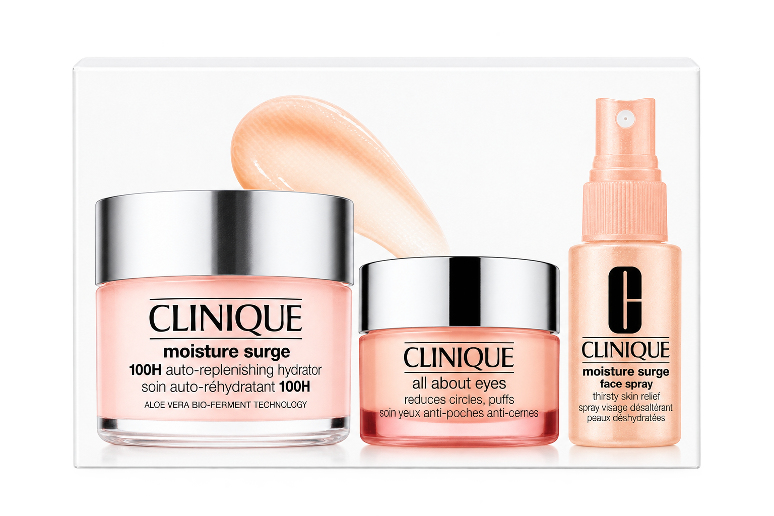 ست مراقبت و آبرسانی پوست * برند: Clinique (کلینیک) * مدل: Moisture Surge Set آبرسانی عمیق و طولانی‌مدت، مناسب برای افزایش رطوبت و شادابی پوست