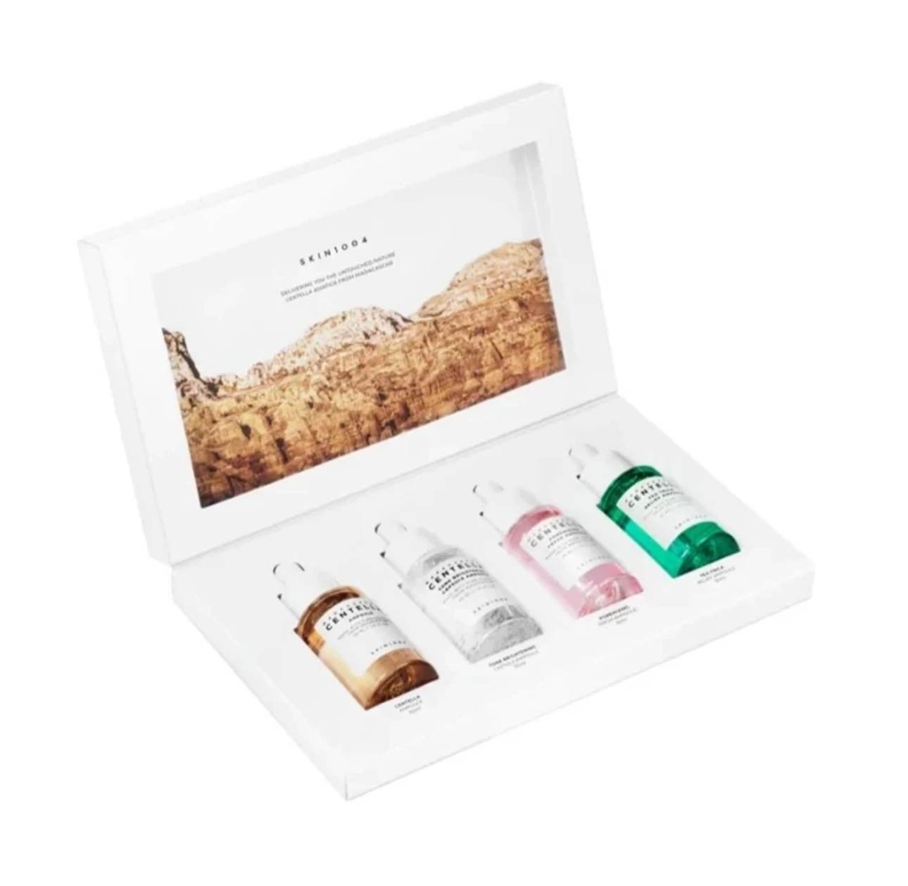 سرم پوست سانتلا مدل Madagascar Ampoule Kit سازگار با انواع پوست حجم 30 میلی لیتر مجموعه 4 عددی