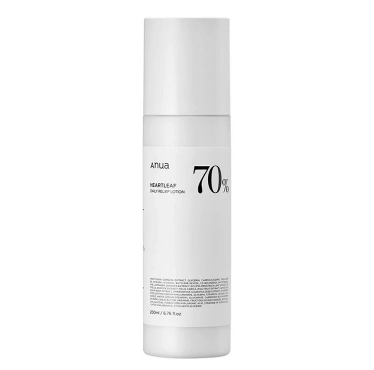 کرم مرطوب کننده دست و صورت آنوا مدل Heartleaf70 مناسب برای انواع پوست حجم 200 میلی لیتر